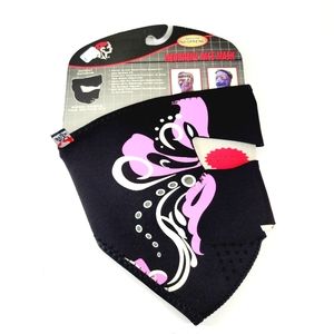 Zan Headgear Mardi Gras Full Face Mask Motorcycle Snowboarding Ski ATV Neoprene